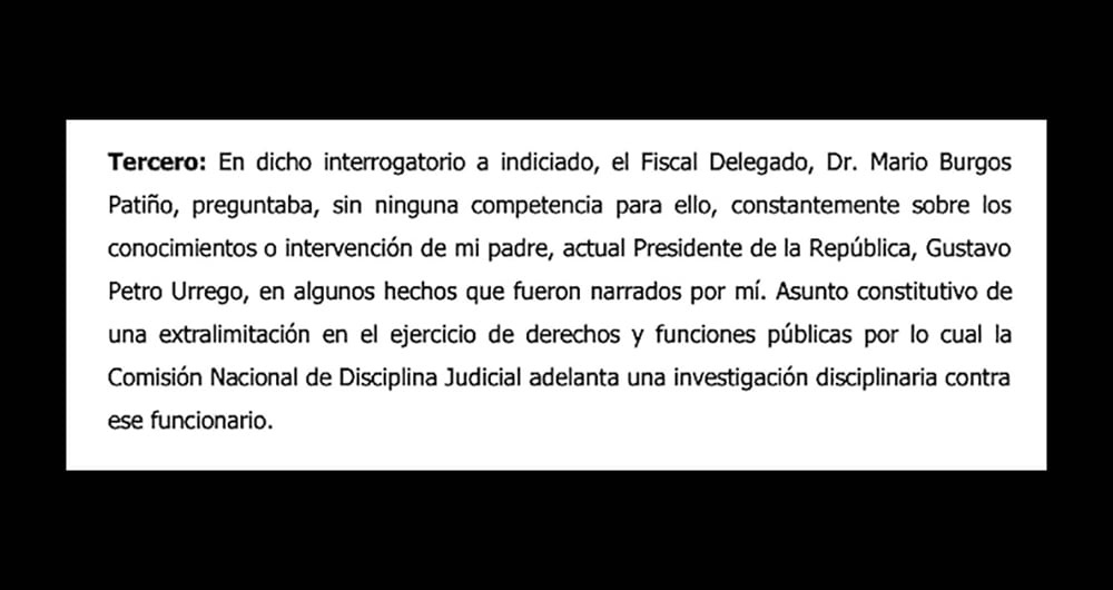 Más allá de los argumentos que se cruzan entre defensa y juez, como señala la Fiscalía, lo que se puede entrever es un intento de poner trabas a la justicia.