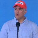 Iván Duque, presidente saliente, en Providencia.