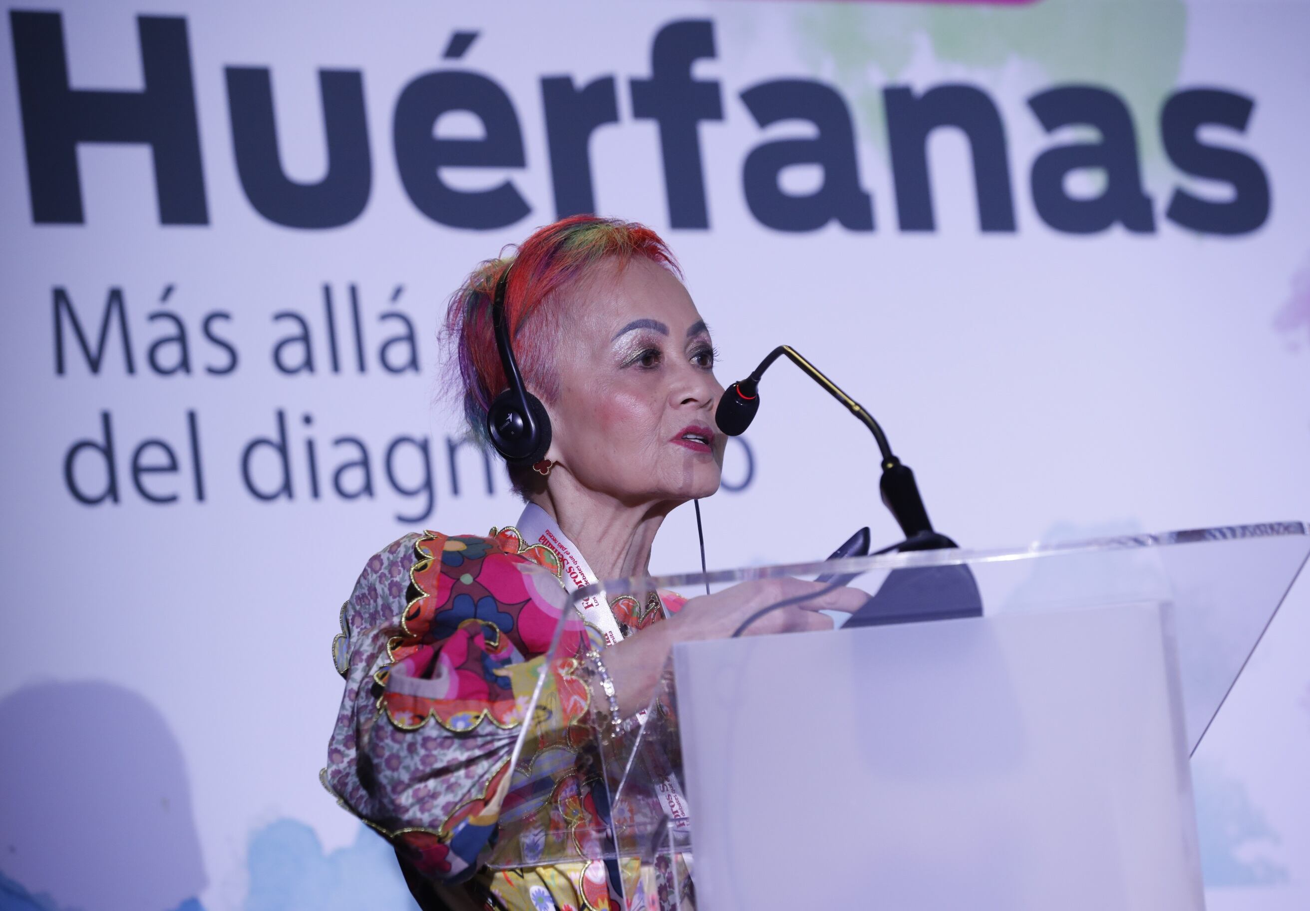 Doctora Durhane Wong-Rieger, presidenta y CEO de la Organización Canadiense de Trastornos Raros (CORD), durante el foro 'Enfermedades huérfanas, más allá del diagnóstico'.