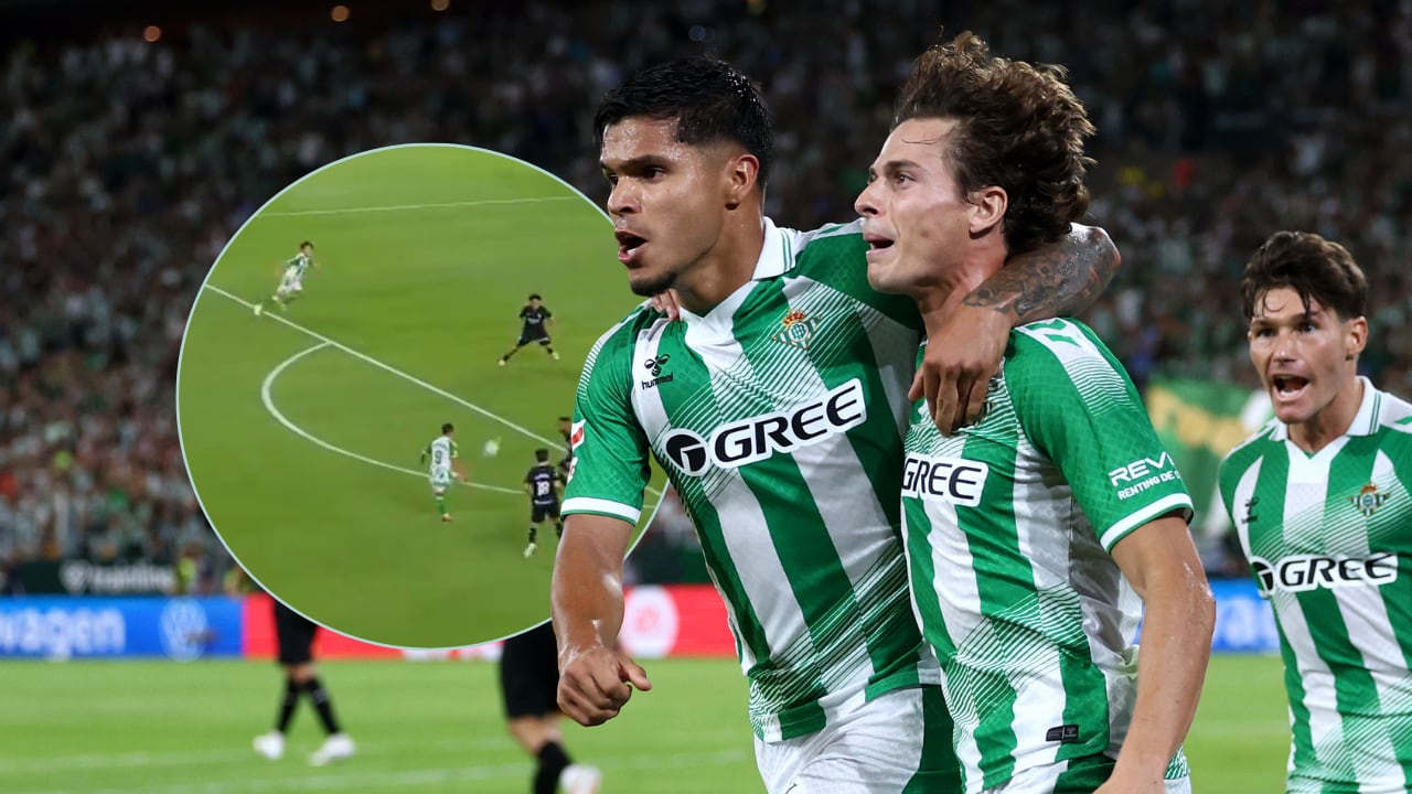 'Cucho' Hernández, partícipe del primer gol de Real Betis en la temporada 2026/2027.