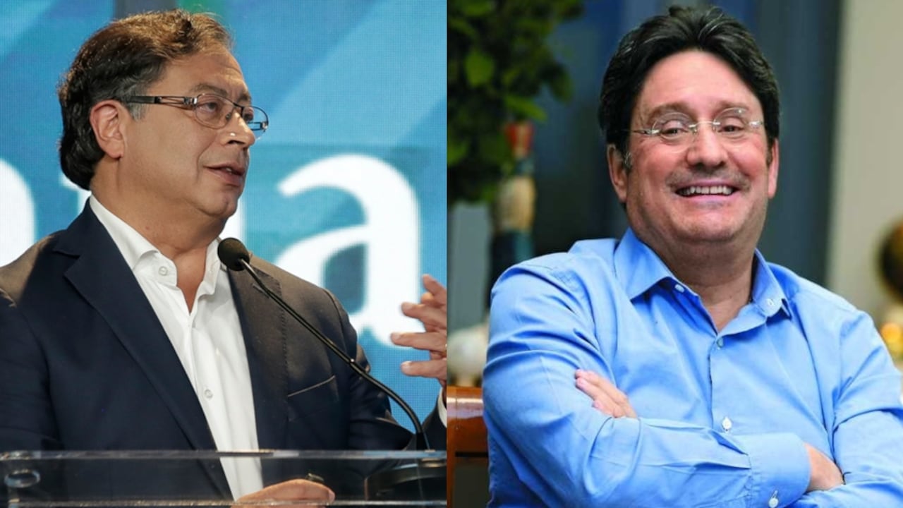 Gustavo Petro y Francisco Santos