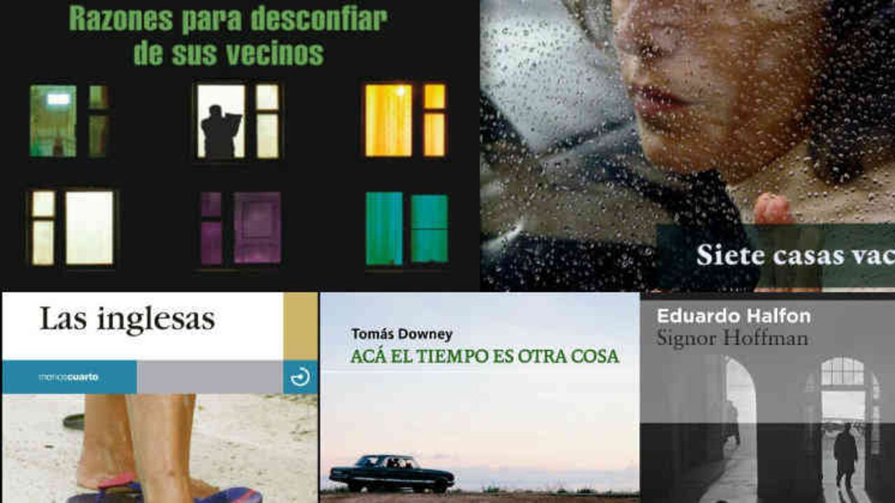 Portadas de los cuentos finalistas.