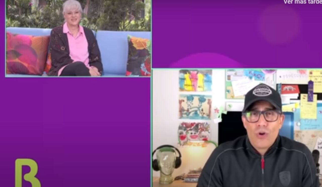 La artista recibió un saludo de su amigo y excompañero de televisión.