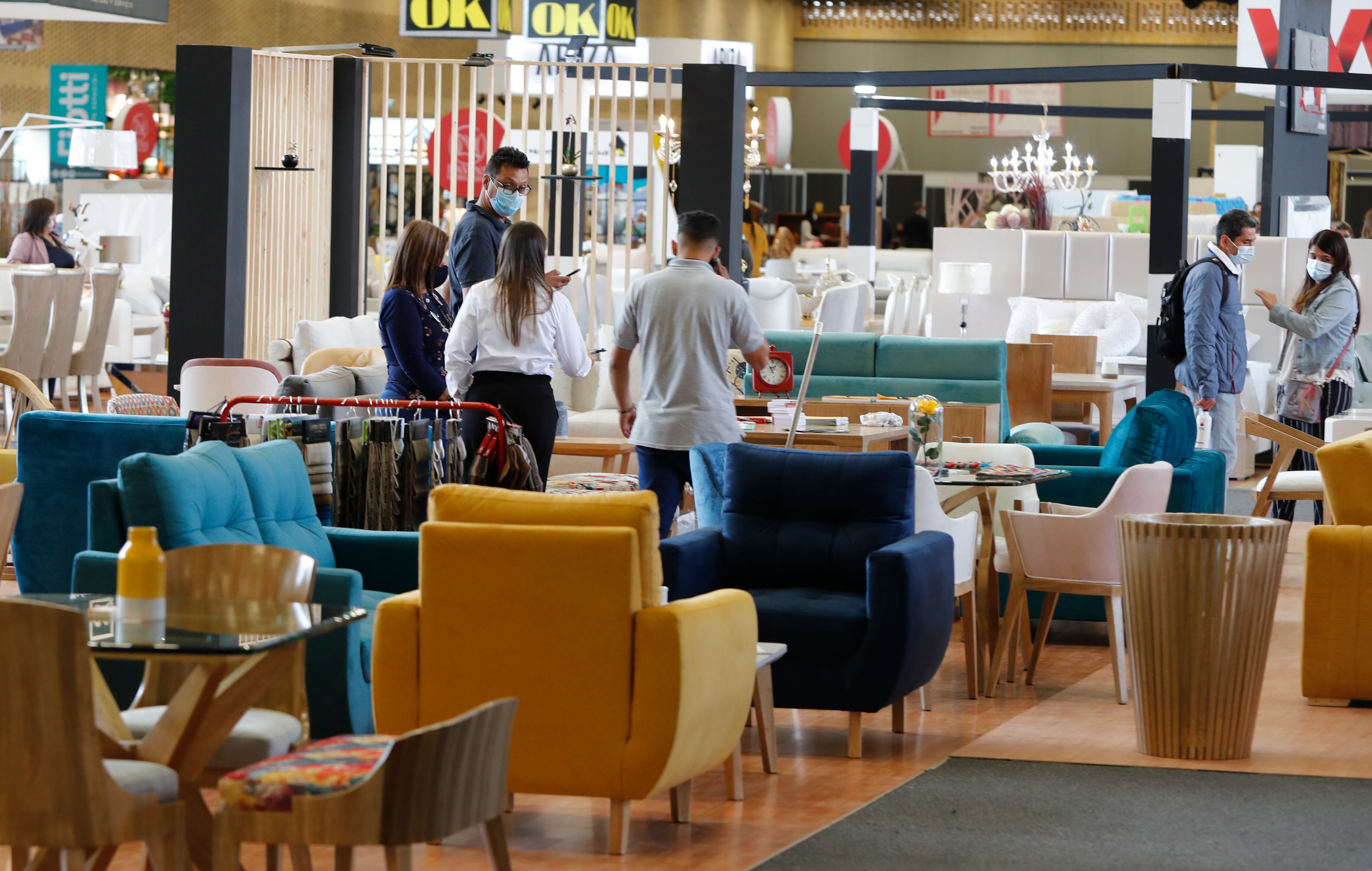 Feria del Hogar 2021  versión 38  presencial en  Corferias.
esquema de bioseguridad con el sello internacional ´Safe Guard´
Bogota sept 2 del 2021
Foto Guillermo Torres Reina / Semana