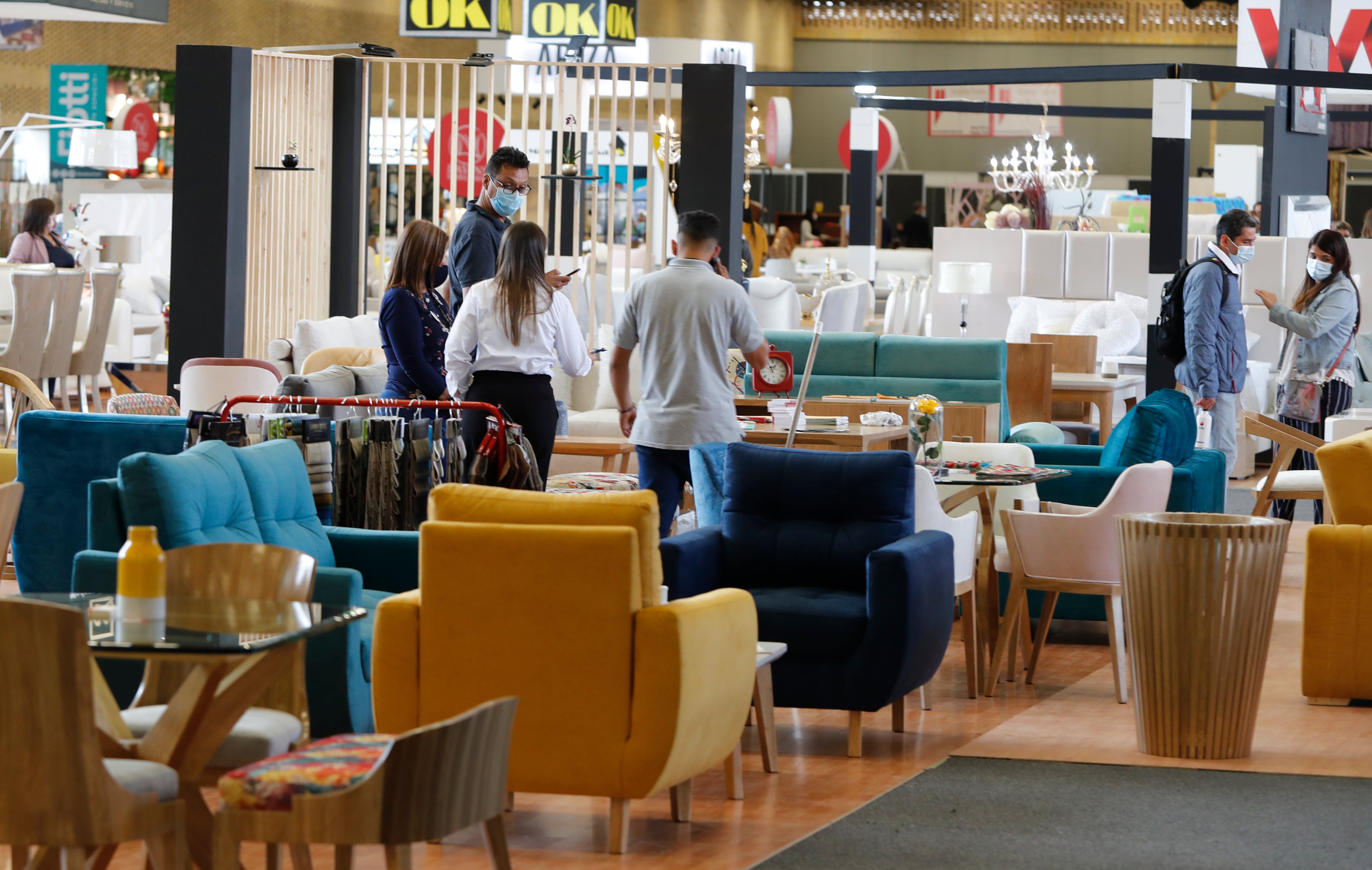 Feria del Hogar 2021  versión 38  presencial en  Corferias.
esquema de bioseguridad con el sello internacional ´Safe Guard´
Bogota sept 2 del 2021
Foto Guillermo Torres Reina / Semana