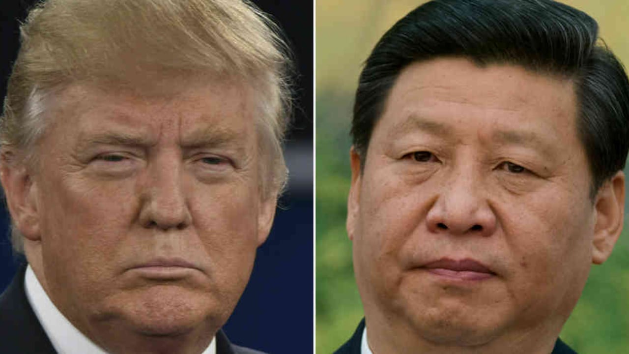 Donald Trump presidente de Estados Unidos y Xi Jimping, presidente de China.