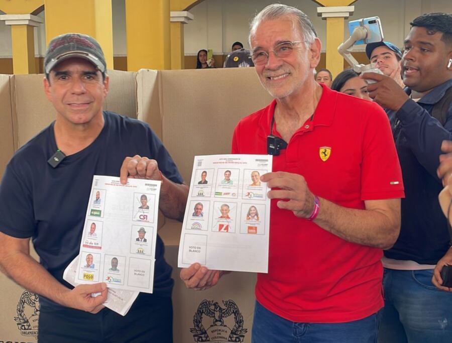 Alejandro Char y Eduardo Verano.