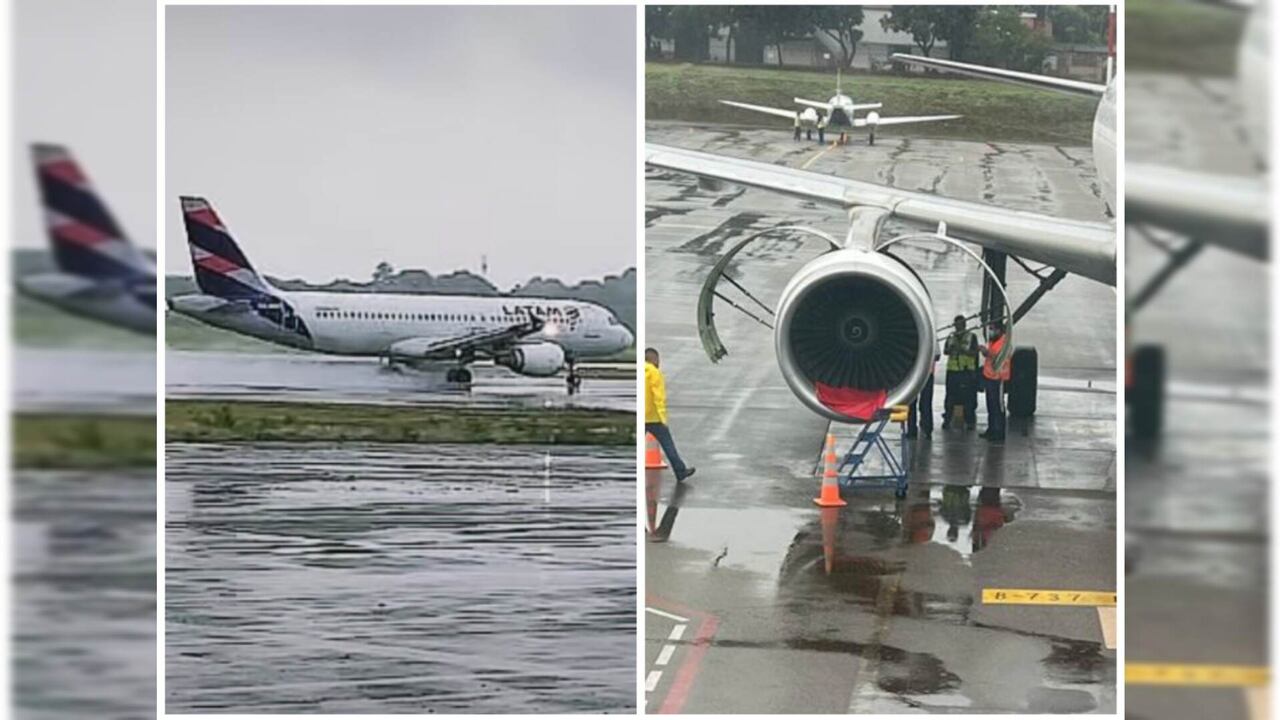 Este avión cubría la ruta hacia Medellín.