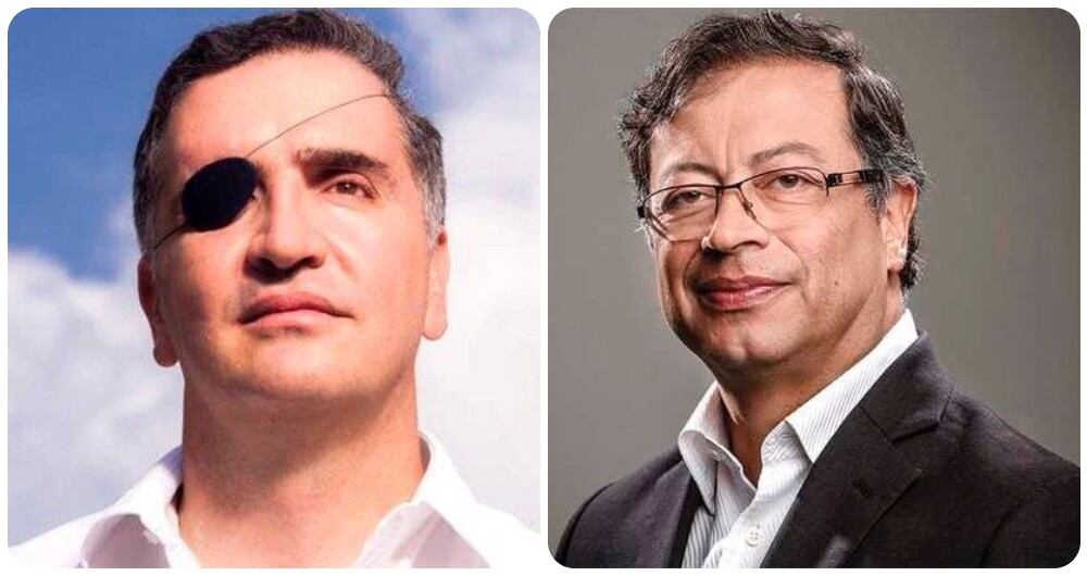 Mauricio Tobón y el presidente Gustavo Petro.