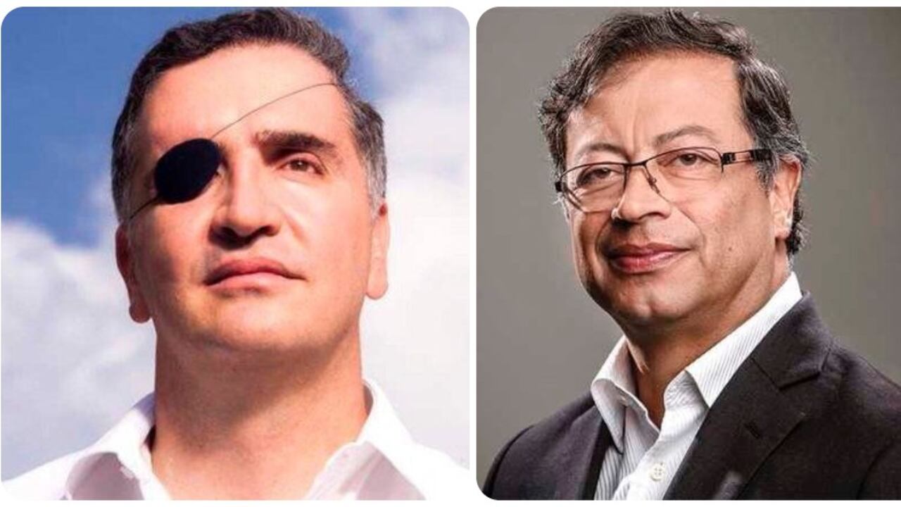 Mauricio Tobón y el presidente Gustavo Petro.