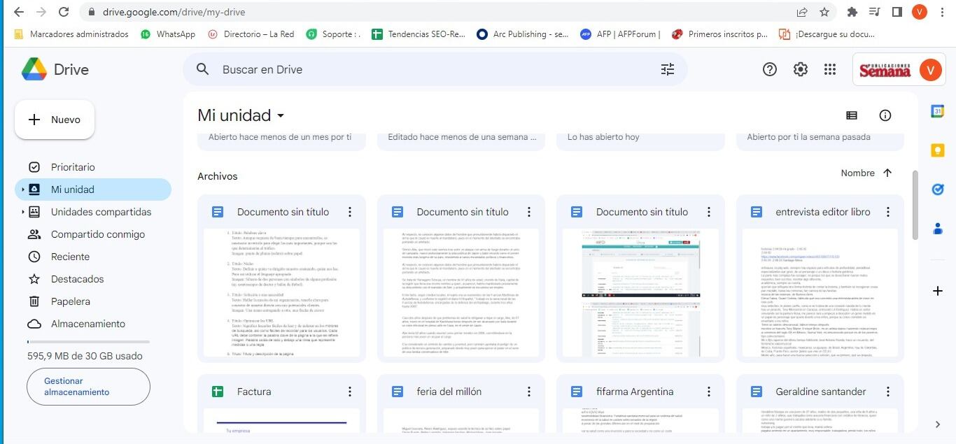 Google Drive cambia el límite de documentos