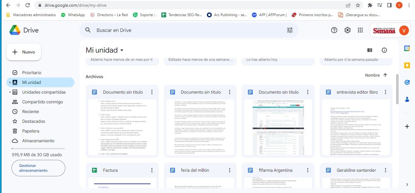 Google Drive cambia el límite de documentos