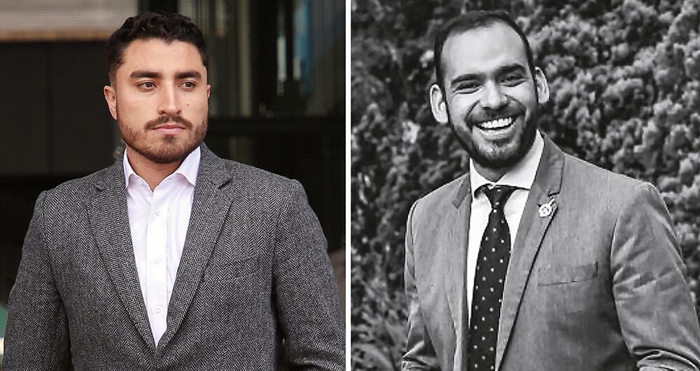   Su hermano, Andrés Sarabia (izquierda), de la noche a la mañana, con solo 25 años, resultó teniendo una vida llena de lujos. Uno de sus socios es Jaime Ramírez Cobo, involucrado en el escándalo de la UNGRD y padrino de matrimonio de Laura Sarabia. 