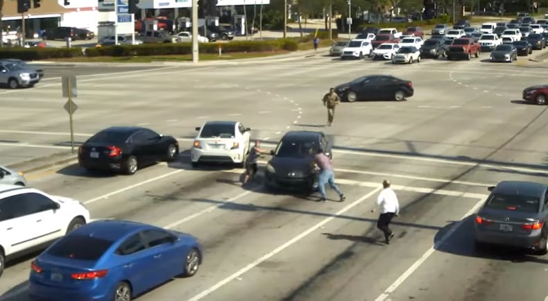 Video rescate carretera Estados Unidos
