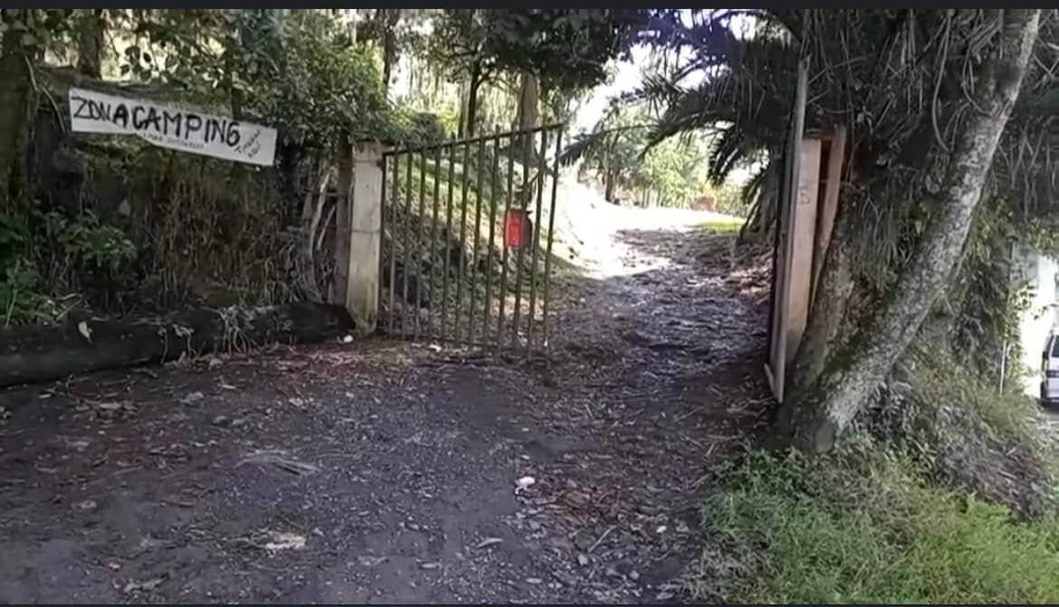 En este lugar fue hallado el cuerpo de la mujer.