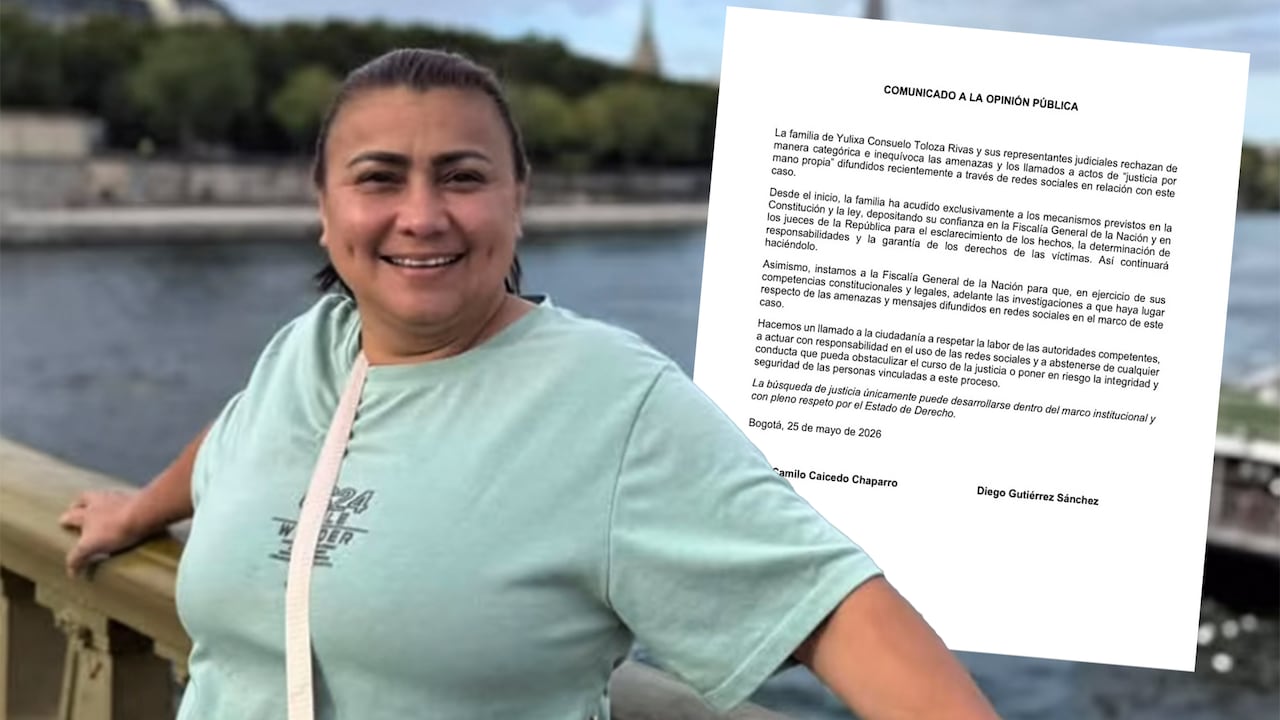 Yulixa Toloza, comunicado a la opinión pública.