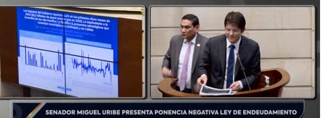 Miguel Uribe, senador