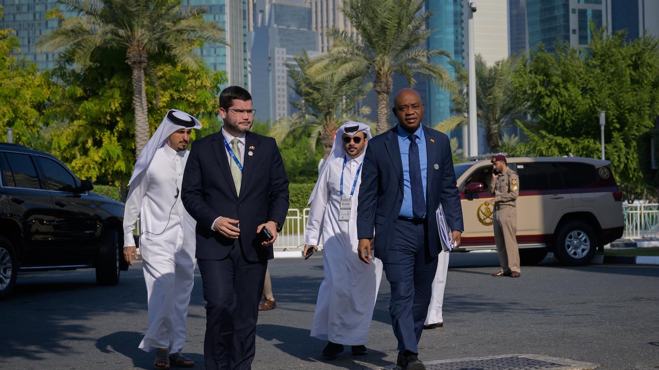 El canciller Luis Gilberto Murillo estuvo en Doha, Catar.