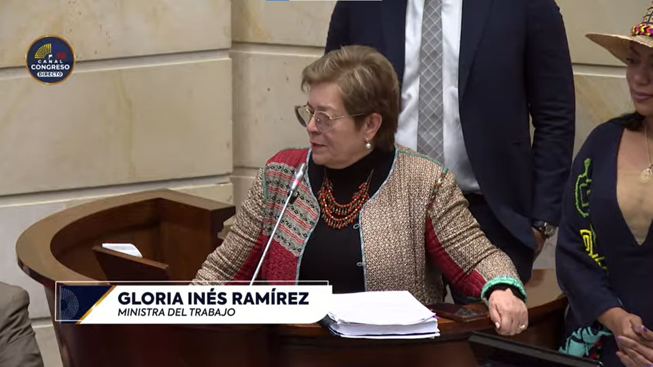 Ministra Gloria Inés Ramírez, ministra de Trabajo