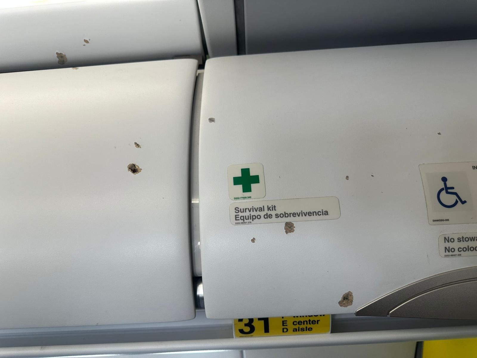 avión de spirit arlines baleado en haití