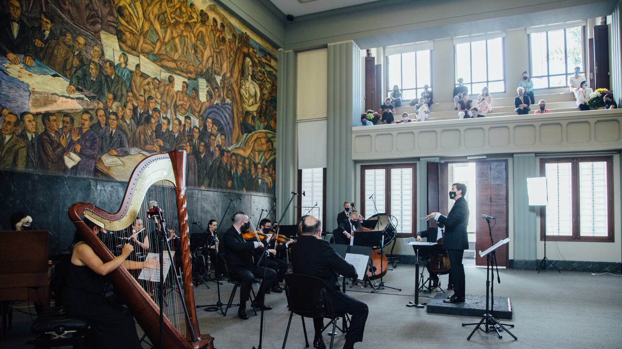Fotografía de la Orquesta Filarmónica de Medellín. Cortesía de la orquesta.