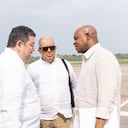 Los cancilleres de Colombia y Venezuela, Luis Gilberto Murillo y Yván Eduardo Gil Pinto.