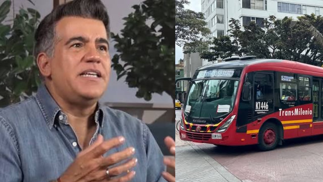 Carlos Calero mostró cómo le quedó el carro tras roce con bus de TransMilenio
