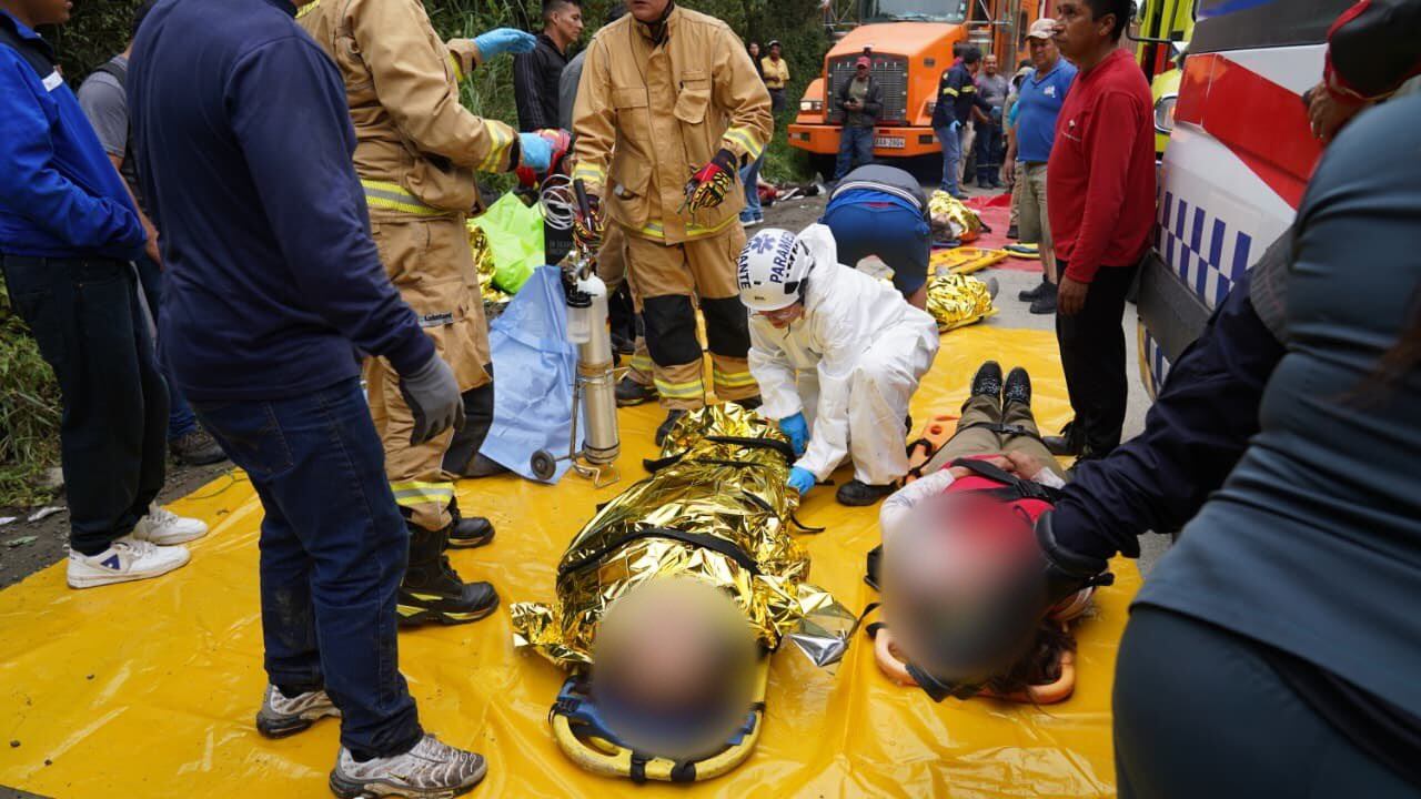 Los organismos de emergencia llegaron hasta el lugar del siniestro