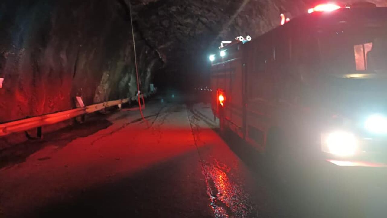 Este es el estado actual del Túnel Quebrada Blanca, vía al llano donde exploto el camión cisterna.