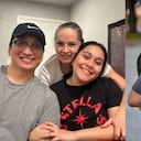 Familia colombiana detenida en Estados Unidos y agentes de ICE.
