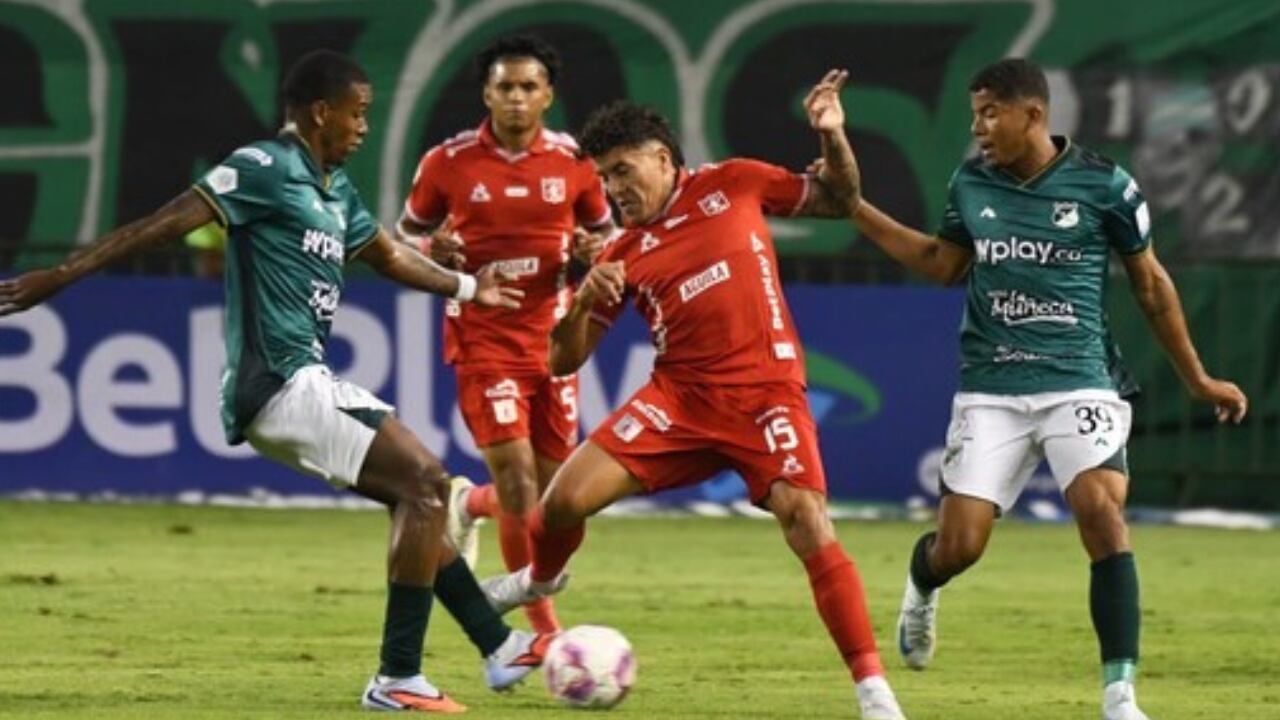Clásico entre Deportivo Cali y América en la Liga BetPlay 2025-II.