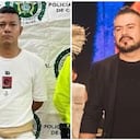 A la izquierda Jonás Pinto, pareja del diseñador capturado por el asesinato, a la derecha el diseñador Jhon Mesías