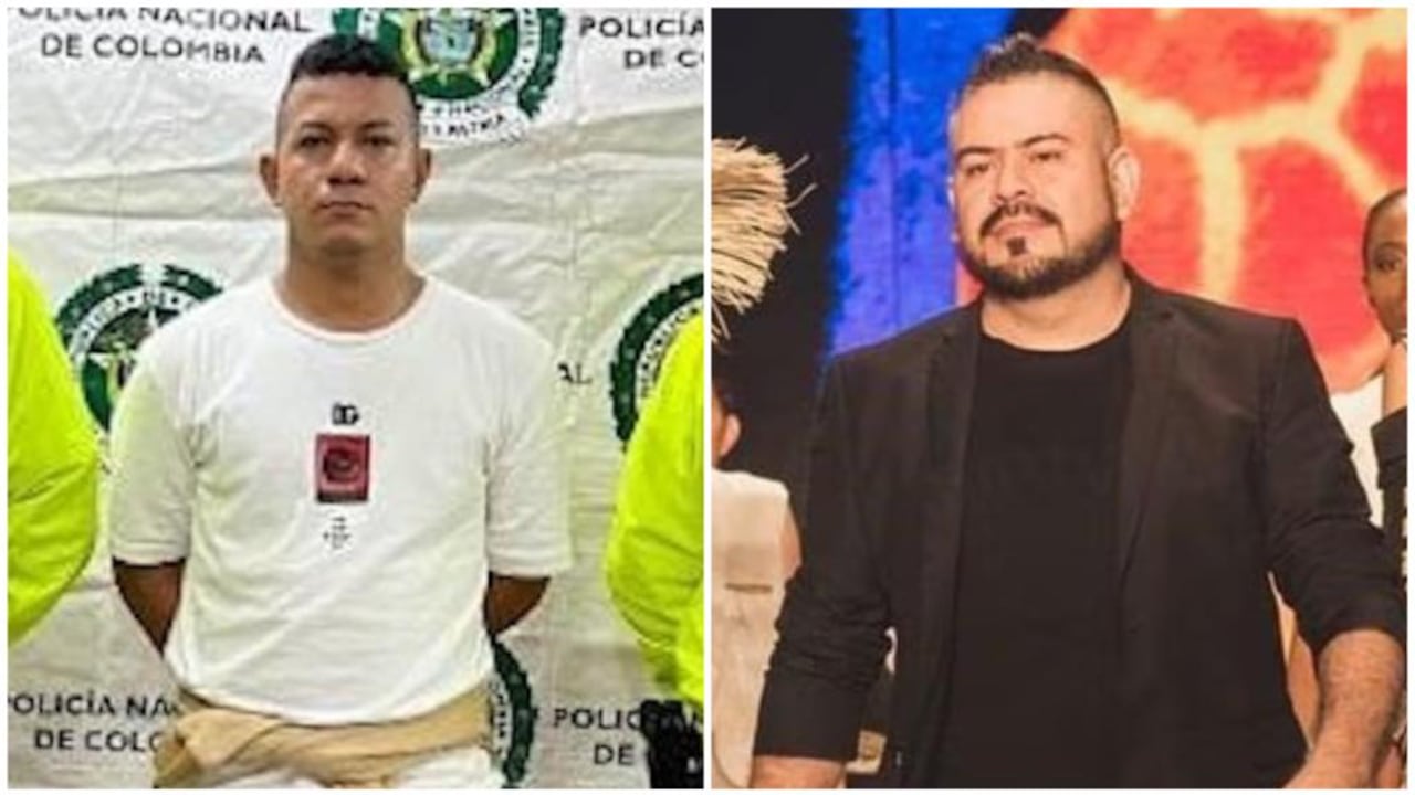 A la izquierda Jonás Pinto, pareja del diseñador capturado por el asesinato, a la derecha el diseñador Jhon Mesías