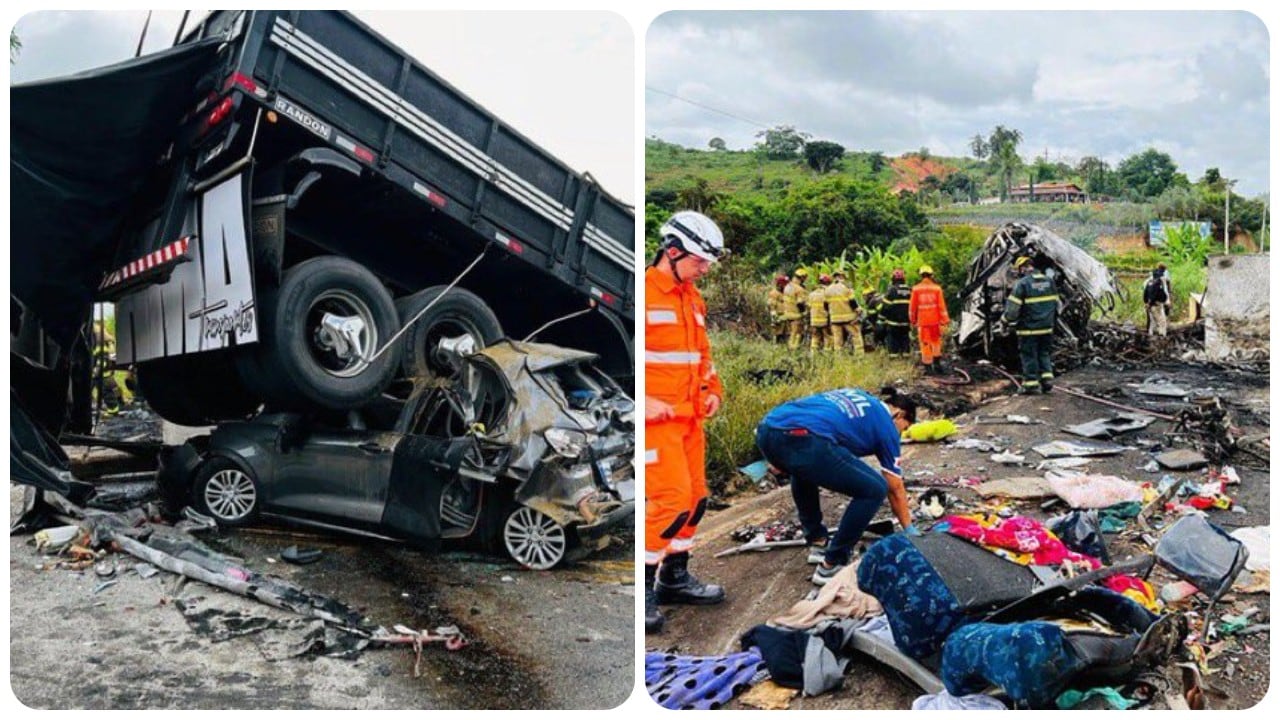 El accidente de un bus en el estado brasileño de Minas Gerais deja, por lo menos, 22 personas muertas.