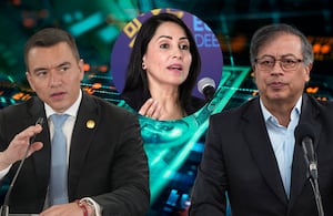 Daniel Noboa vincula a Gustavo Petro con red de lavado de activos tras captura de Luisa González en Ecuador