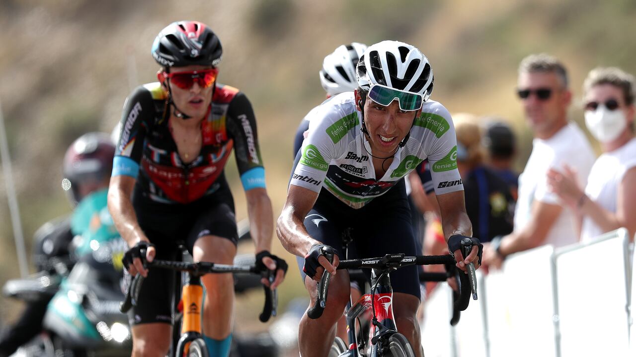 Egan Bernal en la Vuelta a españa