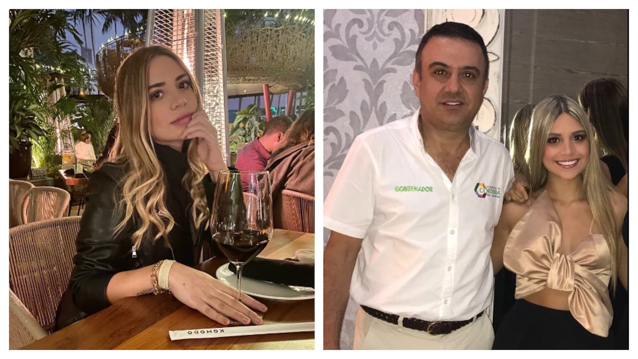 Sofía Besaile Elías junto a su padre Edwin Besaile Fayad.