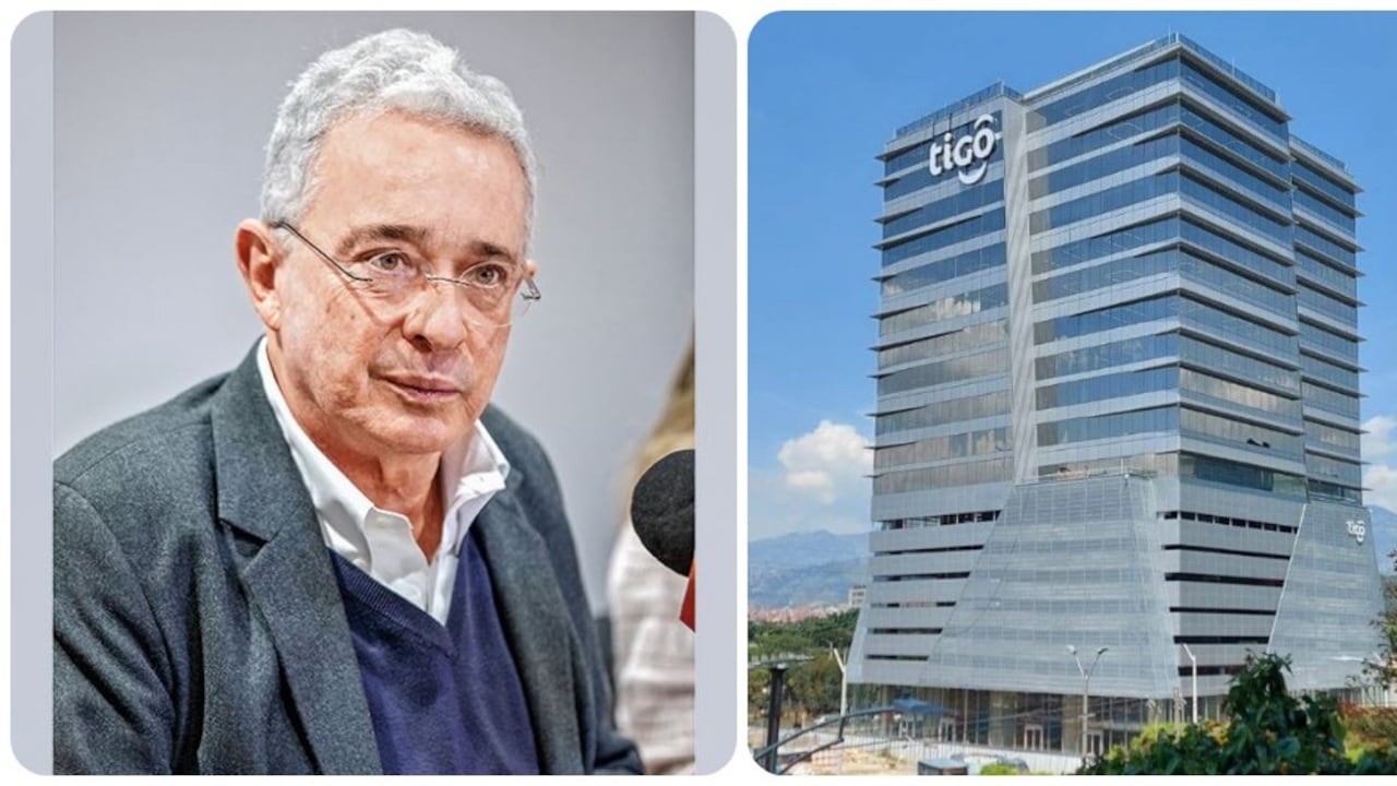 El expresidente Álvaro Uribe da su opinión sobre la posible venta de la participación de EMP en Tigo a la multinacional Millicom.