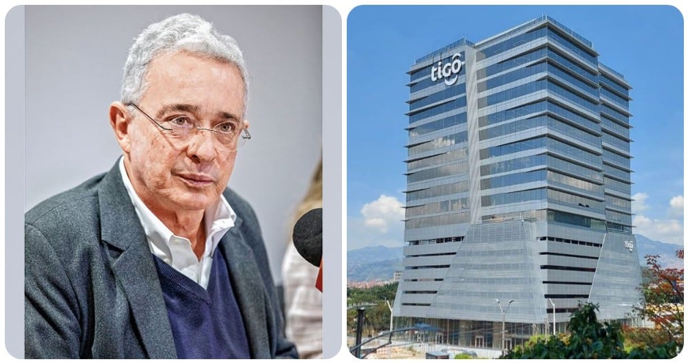 El expresidente Álvaro Uribe da su opinión sobre la posible venta de la participación de EMP en Tigo a  la multinacional Millicom.