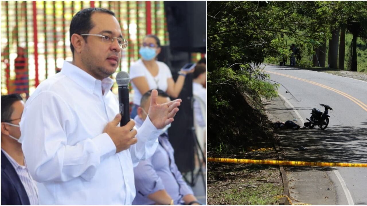 El alcalde de Cartago, Víctor Álvarez.