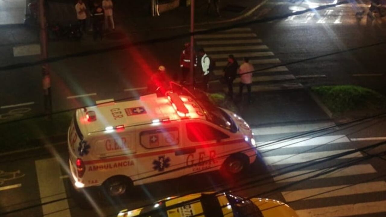 La mujer debió ser trasladada a un centro asistencial