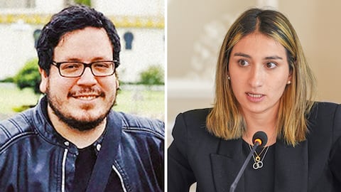Andrés Parra era la pareja de Laura Sarabia y vivían juntos. Él presentó la denuncia por el robo, pero terminó en la misma lista de sospechosos y hubo actos investigativos en su contra.