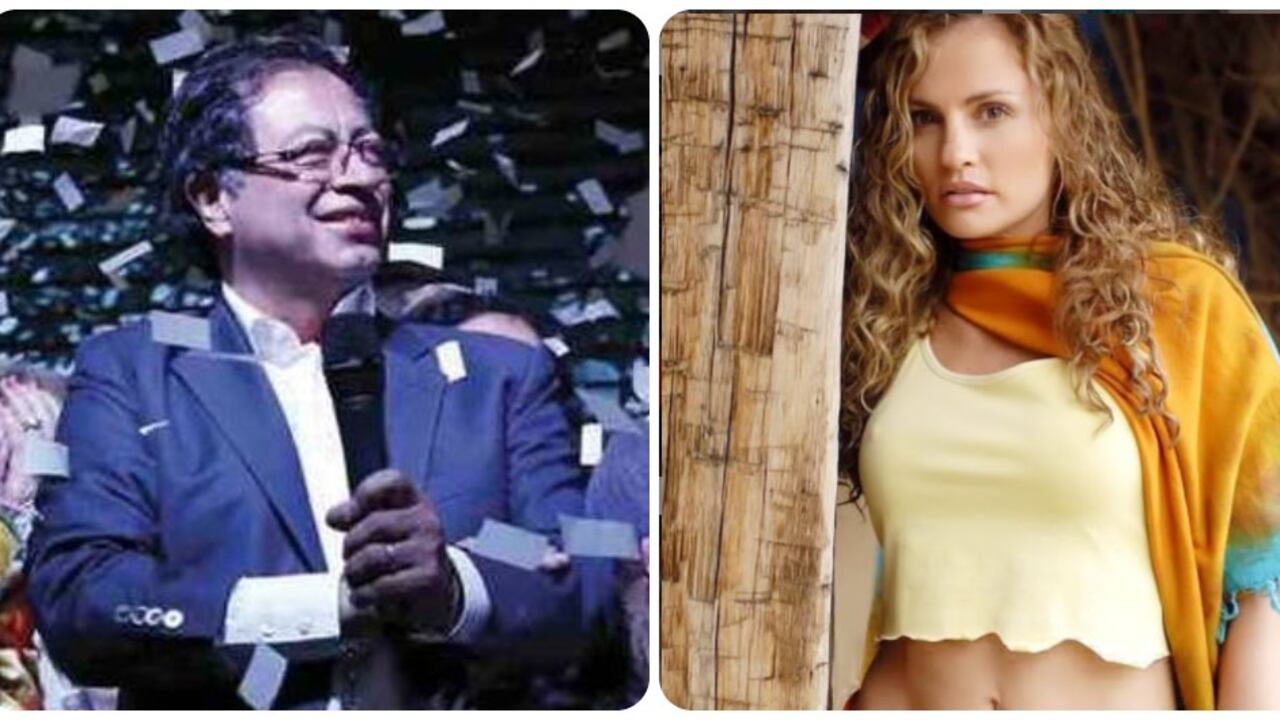 Gustavo Petro y Aura Cristina Geithner
