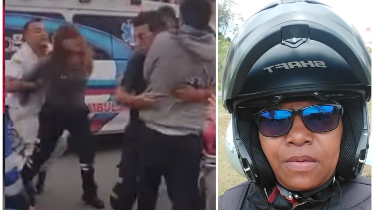 Johana García sufrió un accidente de tránsito y dos paramédicos se pelearon a puños por llevarla en la ambualancia