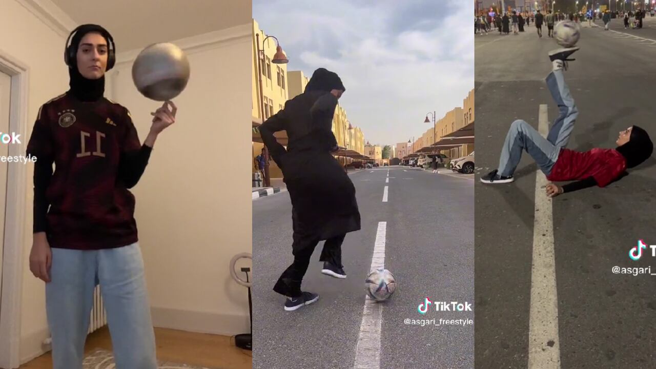 Maymi Asgari es una practicante de 'freestyle' que es sensación en Qatar.