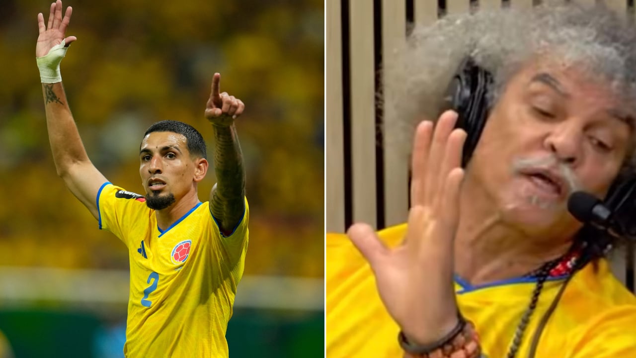 El Pibe Valderrama estuvo atento a la clasificación de la Selección Colombia.
