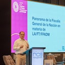 El fiscal Barbosa intervinó durante el 22° Congreso Panamericano de Riesgo LAFTFPADM, en Cartagena.