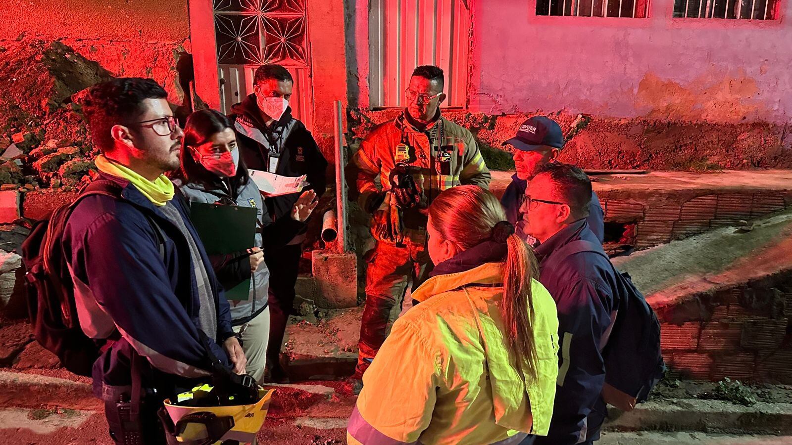 Las personas se vieron obligadas a abandonar sus hogares.