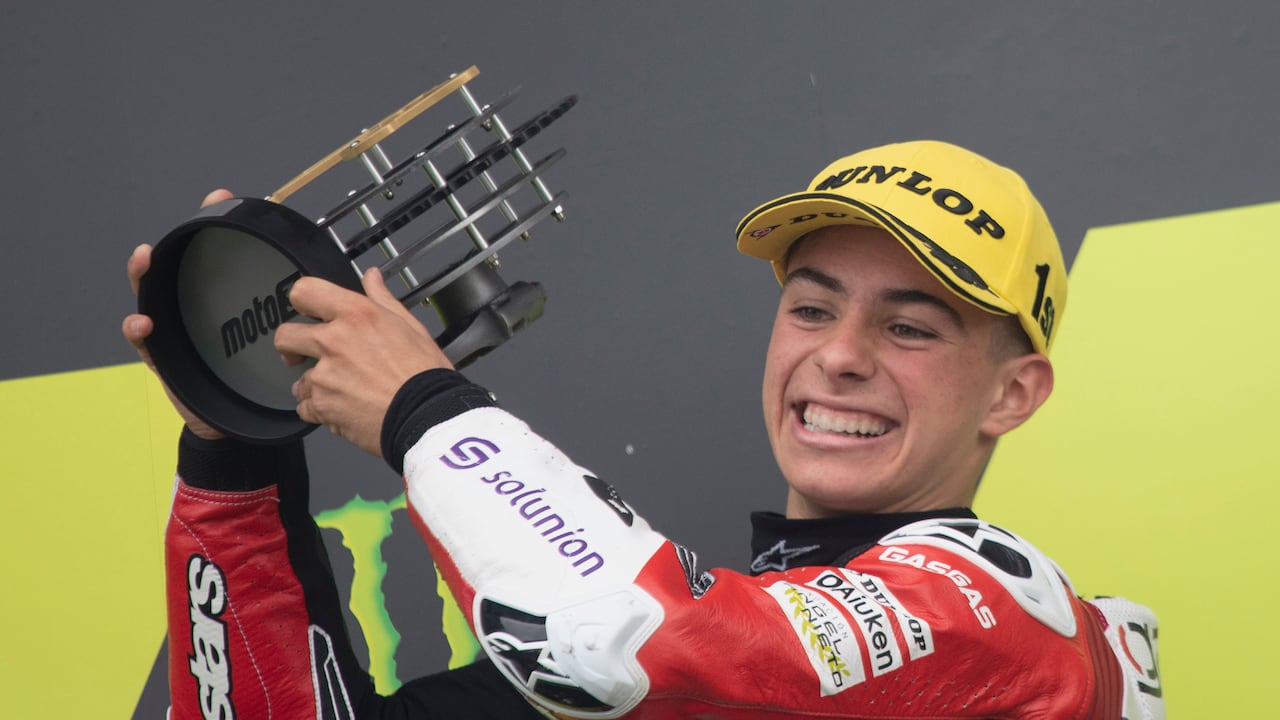 David Alonso corre para el GasGas Aspar Team.