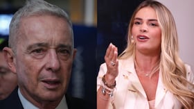 Álvaro Uribe y Ana Lucía Pineda